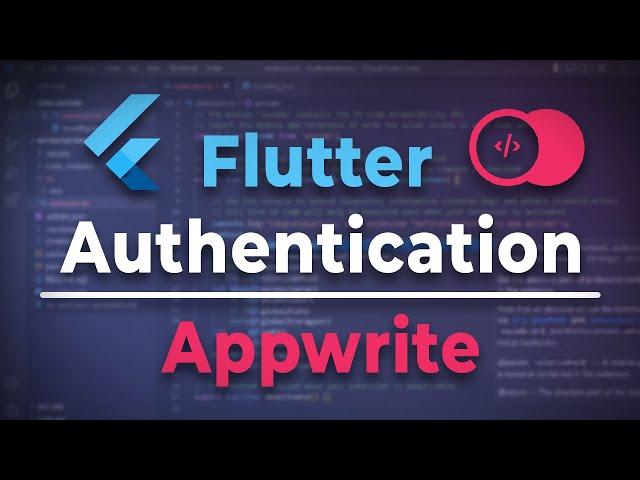 Flutter Authentication Tutorial with Appwrite Backend