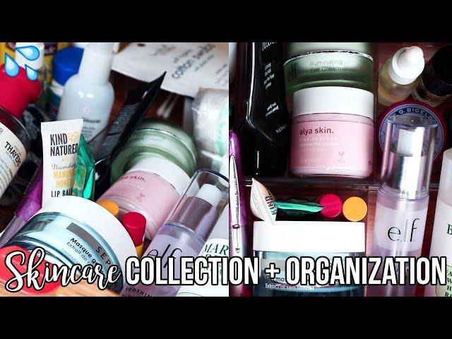 SKINCARE COLLECTION + Self-Care Drawer Organization | Jackie Ann