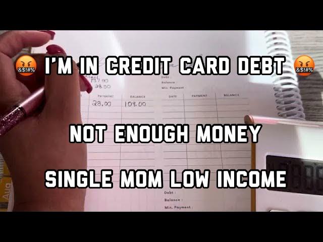 Paying off Debt Low Income Budget| Low Income Budgeting |Low Income Debt pay off