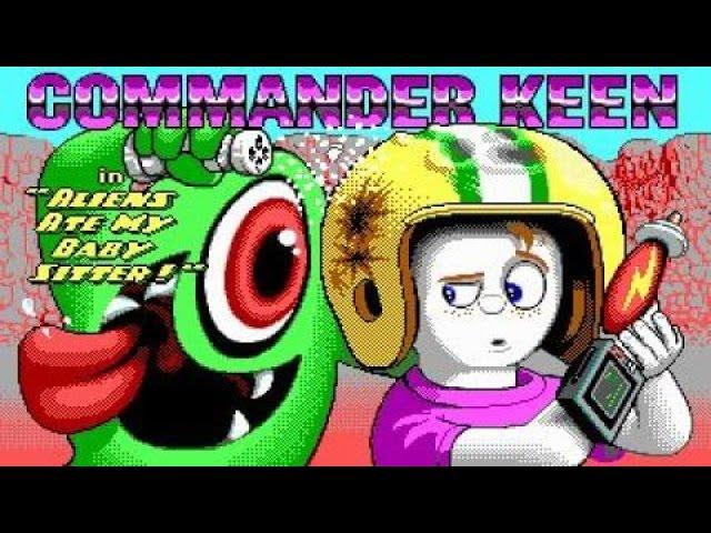 Commander Keen 6 gameplay (PC Game, 1991)