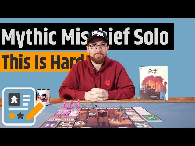 Mythic Mischief Solo Play - An Abstract Game With Solo Play?