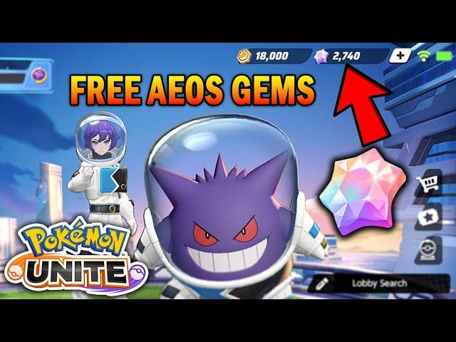 Pokemon Unite Free Aeos Gems Hack