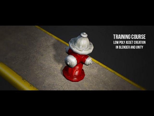 Training Course - Low Poly Asset Creation in Blender and Unity 3D - Intro