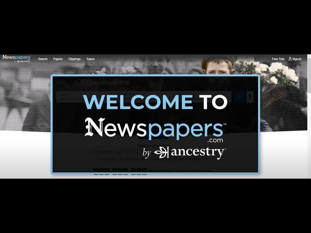 Intro to Newspapers.com