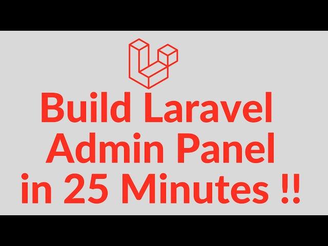 Install Laravel Admin Panel | Admin Dashboard in Laravel | Admin Panel Laravel | Laravel Tutorial