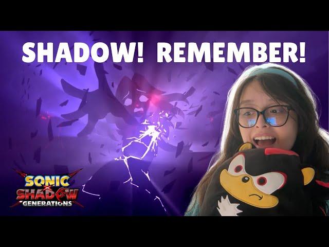 SHADOW! REMEMBER! - Maria Robotnik Fan Reacts to SONIC X SHADOW Dark Beginnings - Shadow and Maria