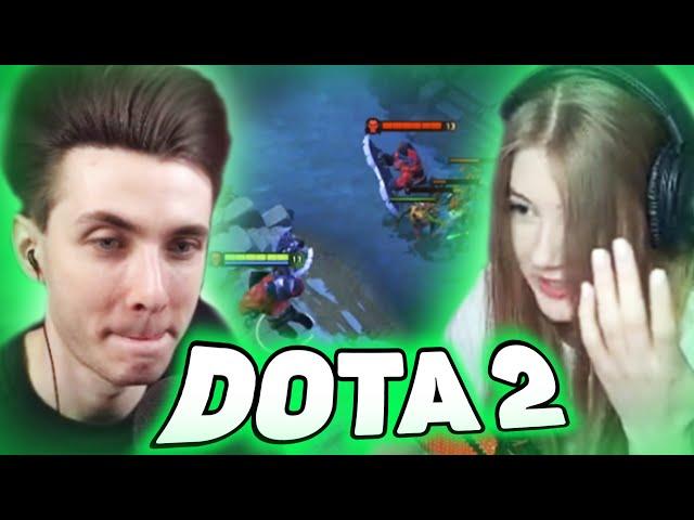 ГАЕЧКА И ХЕСУС ИГРАЮТ 1 НА 1 В DOTA 2