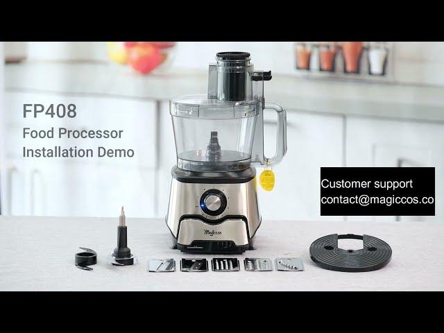 Magiccos FP408 food processor Installation Demo