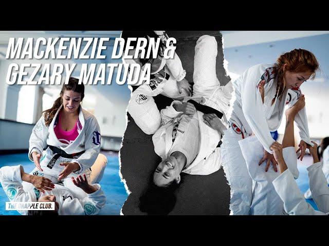 Mackenzie Dern & Gezary Matuda - Rolling With BJJ Purple/Blue Belts