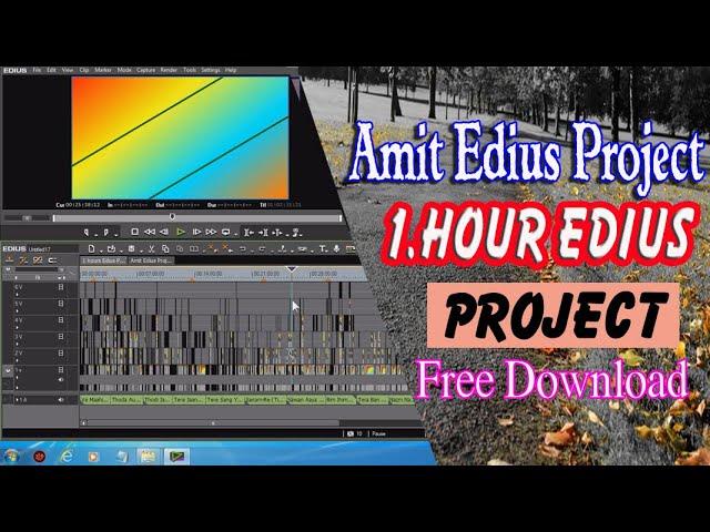 1,Hour vidhi edius Cut To Cut cinematic Project free download 2021