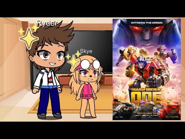 PAW PATROL REACTS TO TRANSFORMERS ONE || PART 1/7 || ARCHIVE SCENE