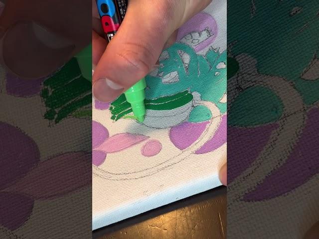 Drawing Bulbasaur With Posca Pens!!!