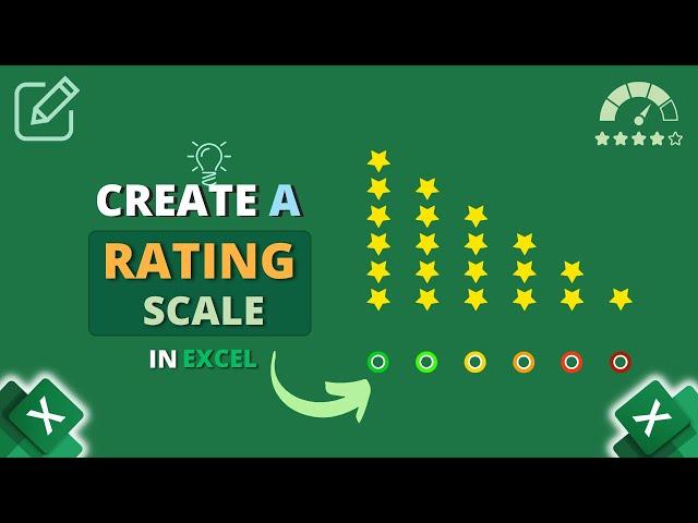 How to Create a Rating Scale in Excel