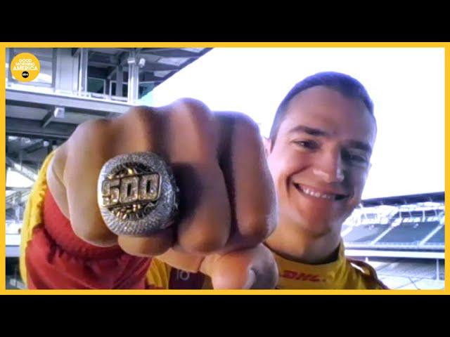 Alex Palou talks 1st Indy 500 win live on ‘GMA’