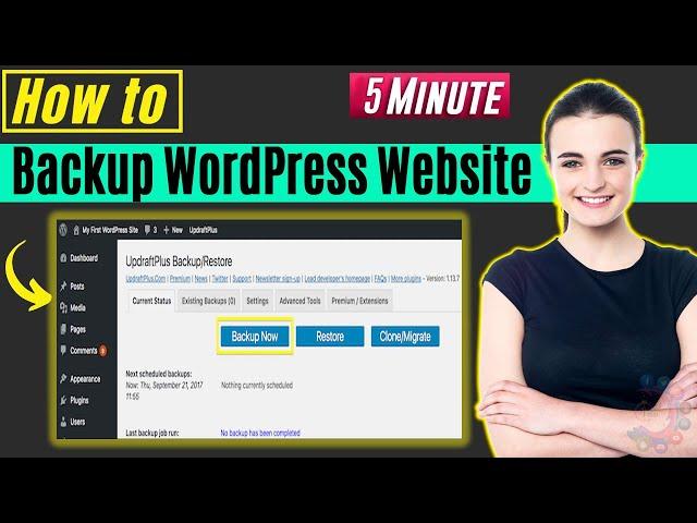 How to Backup WordPress Website 2024 [ 5 Minute ]