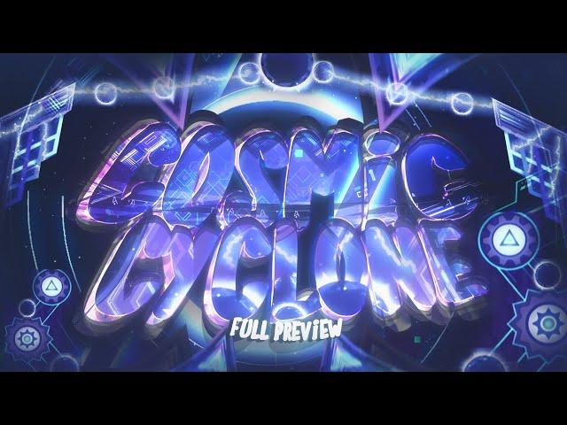 Cosmic Cyclone [FULL LEVEL] [Legendary Extreme Demon] By APTeam | Geometry Dash