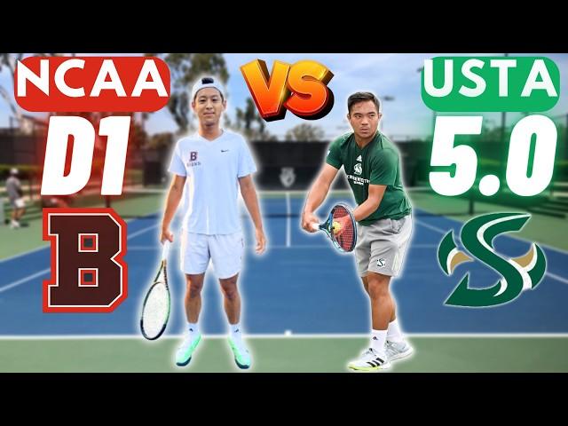 IVY LEAGUE Recruit vs USTA 5.0!