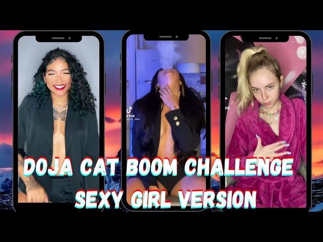 Doja cat  - Boom dress challenge  Hot girl version New trend TikTok compilation 2021