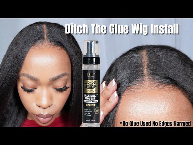 GLUELESS WIG INSTALL Extreme Melt NO GLUE!| Easy & Beginner Friendly Wig Install| KeeseesWorld