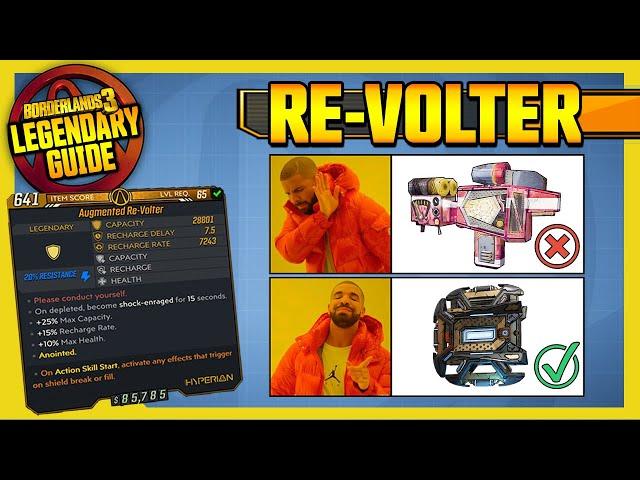 Borderlands 3 | RE-VOLTER - The Bee Shield of Borderlands 3 | DLC 6 Legendary Item Guide