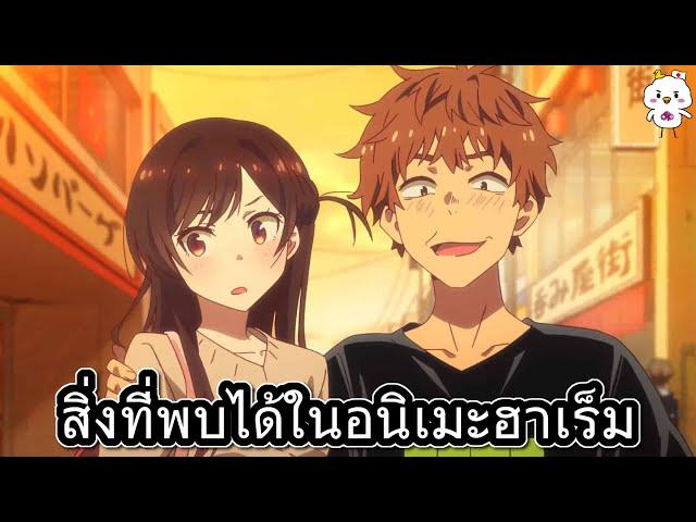 สิ่งที่คุณพบได้บ่อยในอนิเมะแนวฮาเร็ม