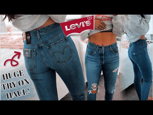 HUGE LEVI'S JEANS TRY-ON HAUL || Everything You Need To Know About Levi's Jeans