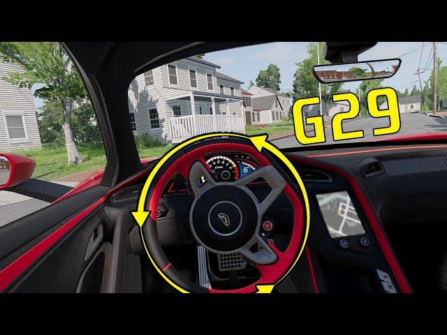 How to fix steering wobble and FFB in BeamNG.Drive Logitech G29 Steering wheel (possibly outdated)