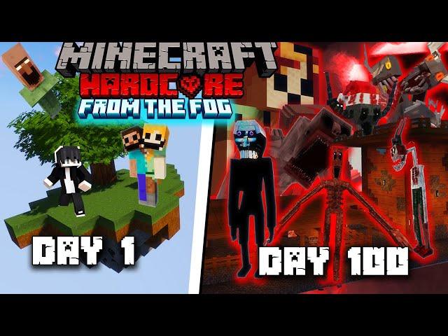 MÌNH SINH TỒN 100 NGÀY TRONG MINECRAFT SKY BLOCK THE MAN FROM THE FOG SIÊU KINH DỊ !!