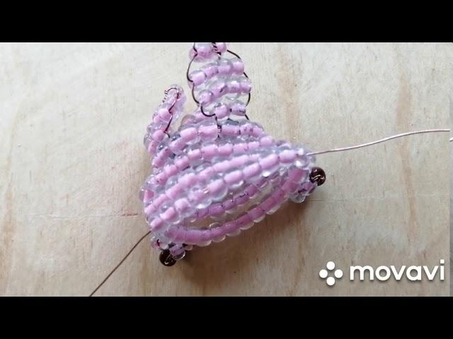 Поросёнок из бисера параллельное плетение.