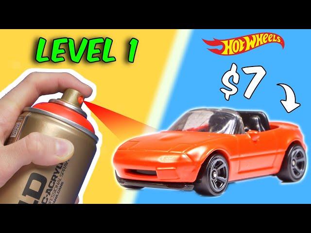 How to PAINT Hot Wheels? (Beginner Guide)