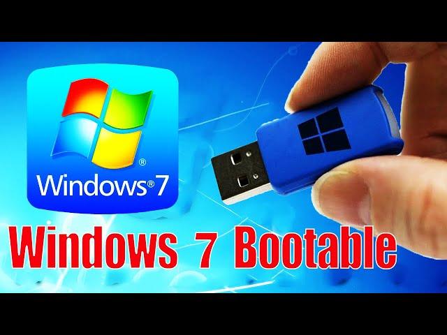 How to Create Windows 7 Bootable USB Flash Drive Windows 7 USB Installer (2024)