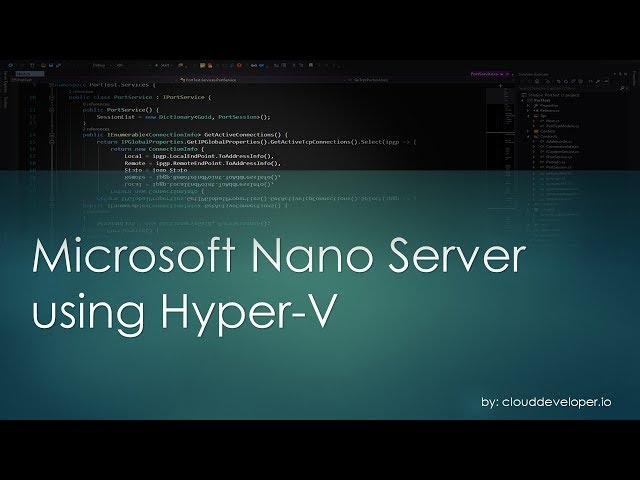 0011 - Microsoft Nano Server using Hyper-V installation