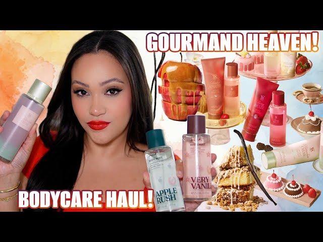 VICTORIA'S SECRET NEW CAFE VICTORIA BODYCARE HAUL! GOURMAND HEAVEN! | AMY GLAM 