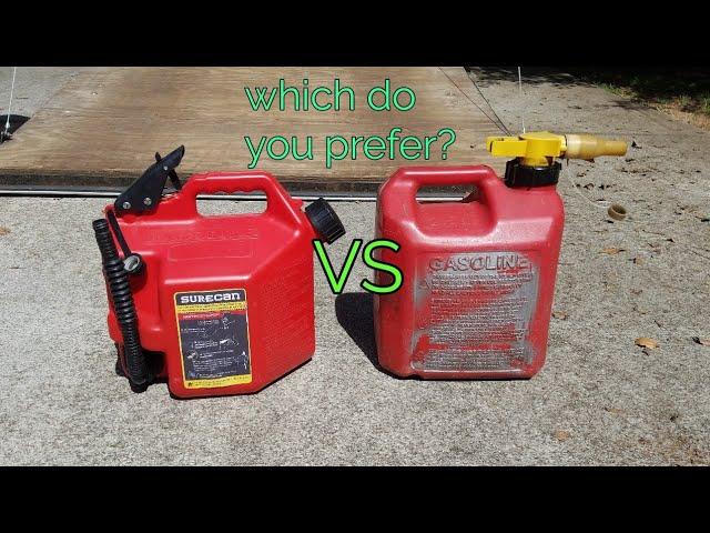 Surecan VS No spill gas cans Review