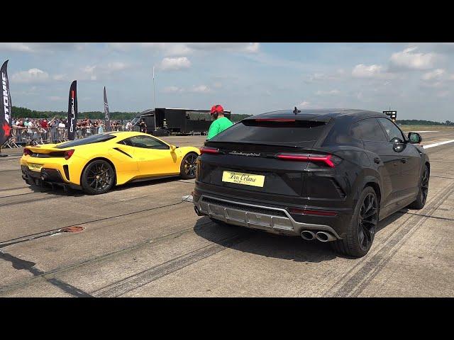 Lamborghini Urus vs Ferrari 488 Pista