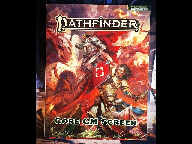 Pathfinder Remastered GM Screen Review