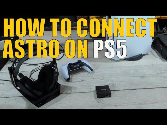 How to connect your headset to the PS5 with the Astro HDMI adapter