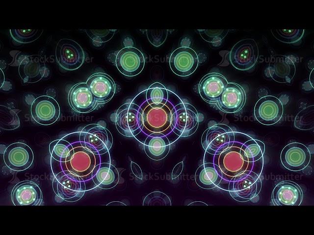 kaleidoscope stage visual loop for concert, night club, music video, events, show, fashion, holiday