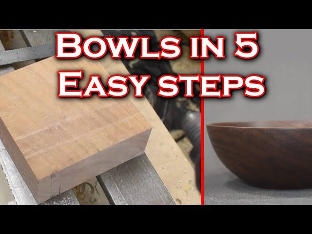 beginners woodturning How to turn your first bowl