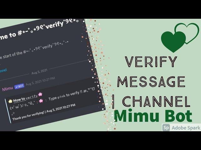 ༊*·˚ Mimu verification tutorial | outdated