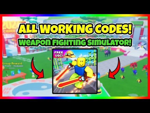 All Working Codes 2024 | Weapon Fighting Simulator