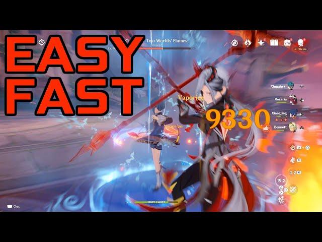 How To Beat Arlecchino Weekly Boss EASY (4 Star Characters) Genshin Impact 4.6