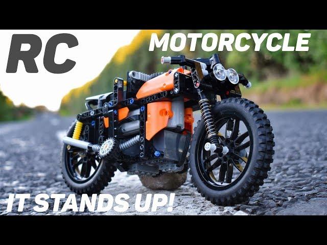 [MOC] Fast Lego Technic RC Motorcycle - это действительно работает! - 30kmh с BuWizz 2.0