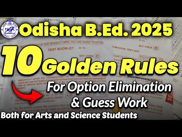 10 Simple Tricks to Master Odisha B.Ed. Guess Work in 2025