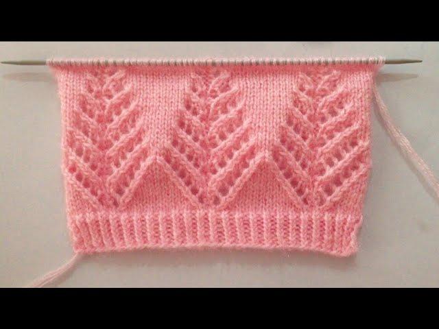 Beautiful Knitting Stitch Pattern For Cardigan