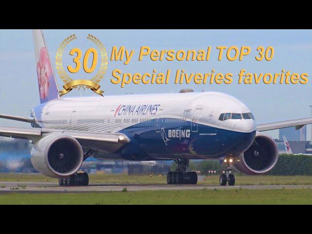 TOP 30 SPECIAL LIVERIES Of PilotSanderHD, My Personal Favorites Of 8 Years Aviation!