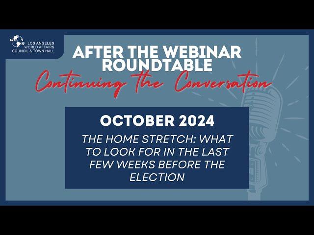 Continuing the Conversation with Dan Schnur: October 2024