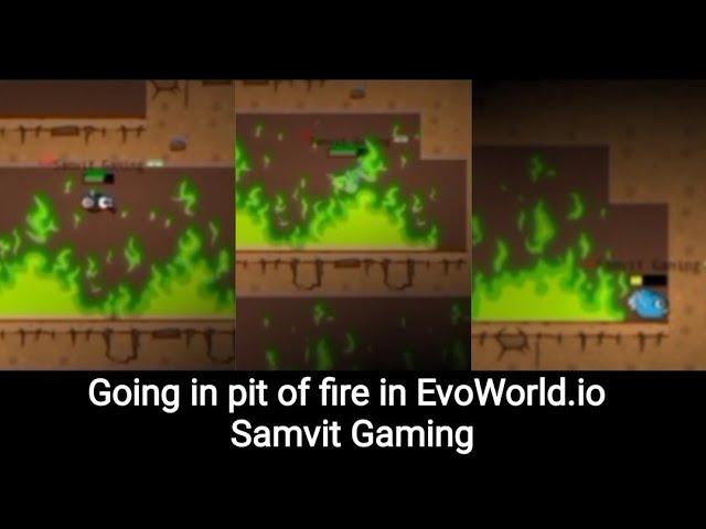 Going in Pit of Fire in EvoWorld.io (FlyorDie.io) [Samvit Gaming]