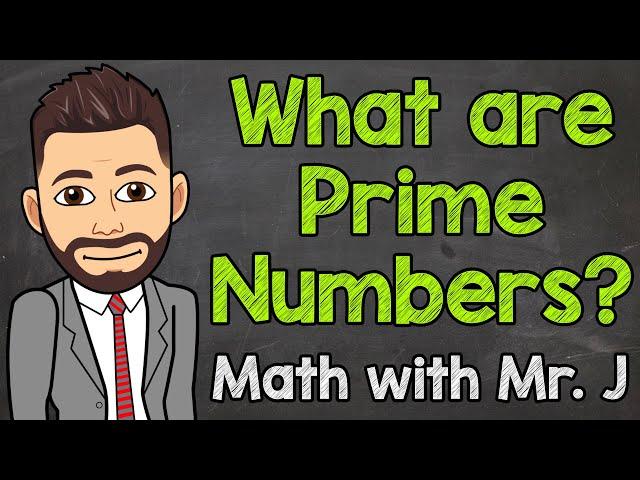 What are Prime Numbers? | Math with Mr. J