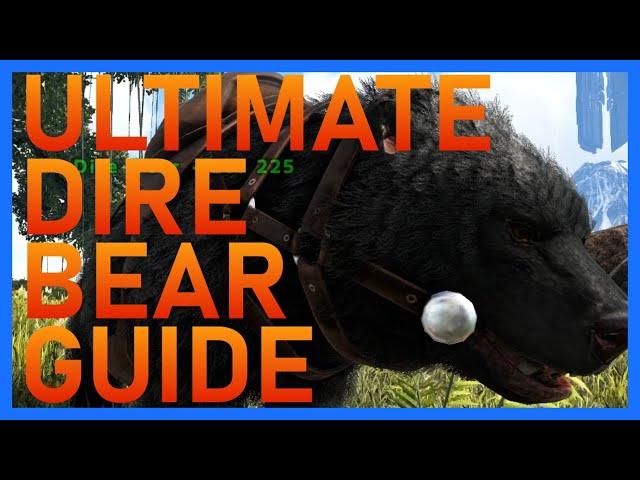 How to tame a Direbear Ark 2023